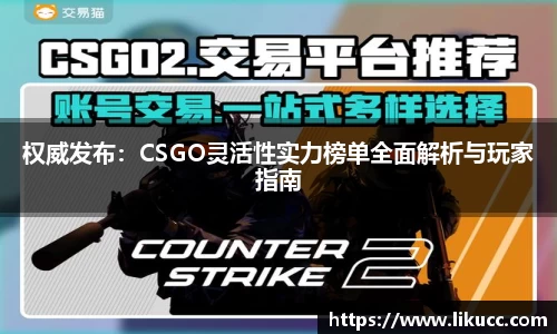 权威发布：CSGO灵活性实力榜单全面解析与玩家指南